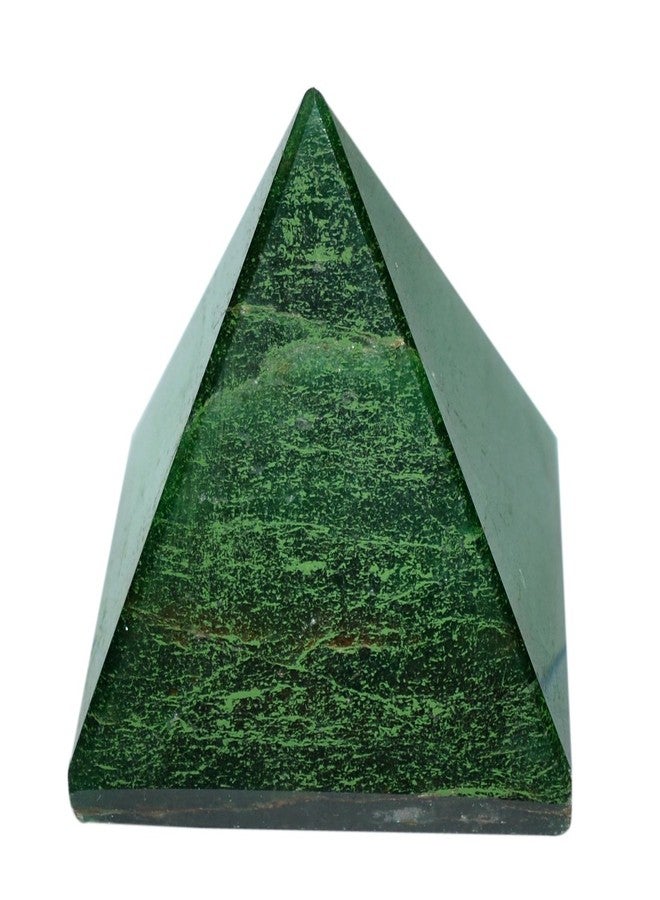 Crystu Natural Green Aventurine Pyramid for Reiki Healing and Crystal Healing Stone Pyramid Size 40-45 mm (Color : Green) Pack of 1 pc - Image 1